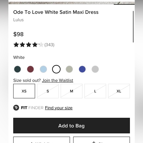 NWT white Lulus gown - Picture 5 of 6